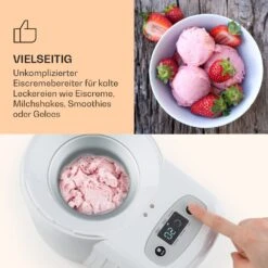Schneeflöckchen Eiscremebereiter Thermoelektrisch 700ml Leise Weiß -Warmekuche Pro Geschaft 10031663 de 0004 logo