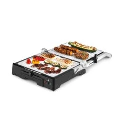 Burgermeister 3-in-1 Kontaktgrill Tischgrill Paninimaker 2000W -Warmekuche Pro Geschaft 10031664 yy 0004 detail Klarstein Burgermeister 3in1 Kontaktgrill