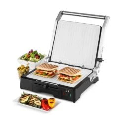 Burgermeister 3-in-1 Kontaktgrill Tischgrill Paninimaker 2000W -Warmekuche Pro Geschaft 10031664 yy 0006 titel Klarstein Burgermeister 3in1 Kontaktgrill