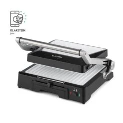Burgermeister 3-in-1 Kontaktgrill Tischgrill Paninimaker 2000W -Warmekuche Pro Geschaft 10031664 yy 0007 logo Klarstein Burgermeister 3in1 Kontaktgrill