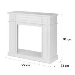 Lausanne Frame Kamingehäuse MDF Klassisches Design 7 Lausanne Frame Kamingehäuse MDF Klassisches Design -Warmekuche Pro Geschaft 10031704 yy 0004 front Traditional styled fireplace