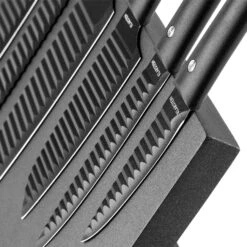 Kissaki Messerset Magnetisch Antihaftversiegelung Wellenform Schwarz -Warmekuche Pro Geschaft 10031844 yy 0004 logo