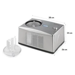 Yo & Yummy 2-in-1 Eiscremebereiter & Yoghurt Maker 150W 1,5l Edelstahl -Warmekuche Pro Geschaft 10031849 yy 0006 logo Klarstein Yo Yummy 2in1 Eiscremebereiter