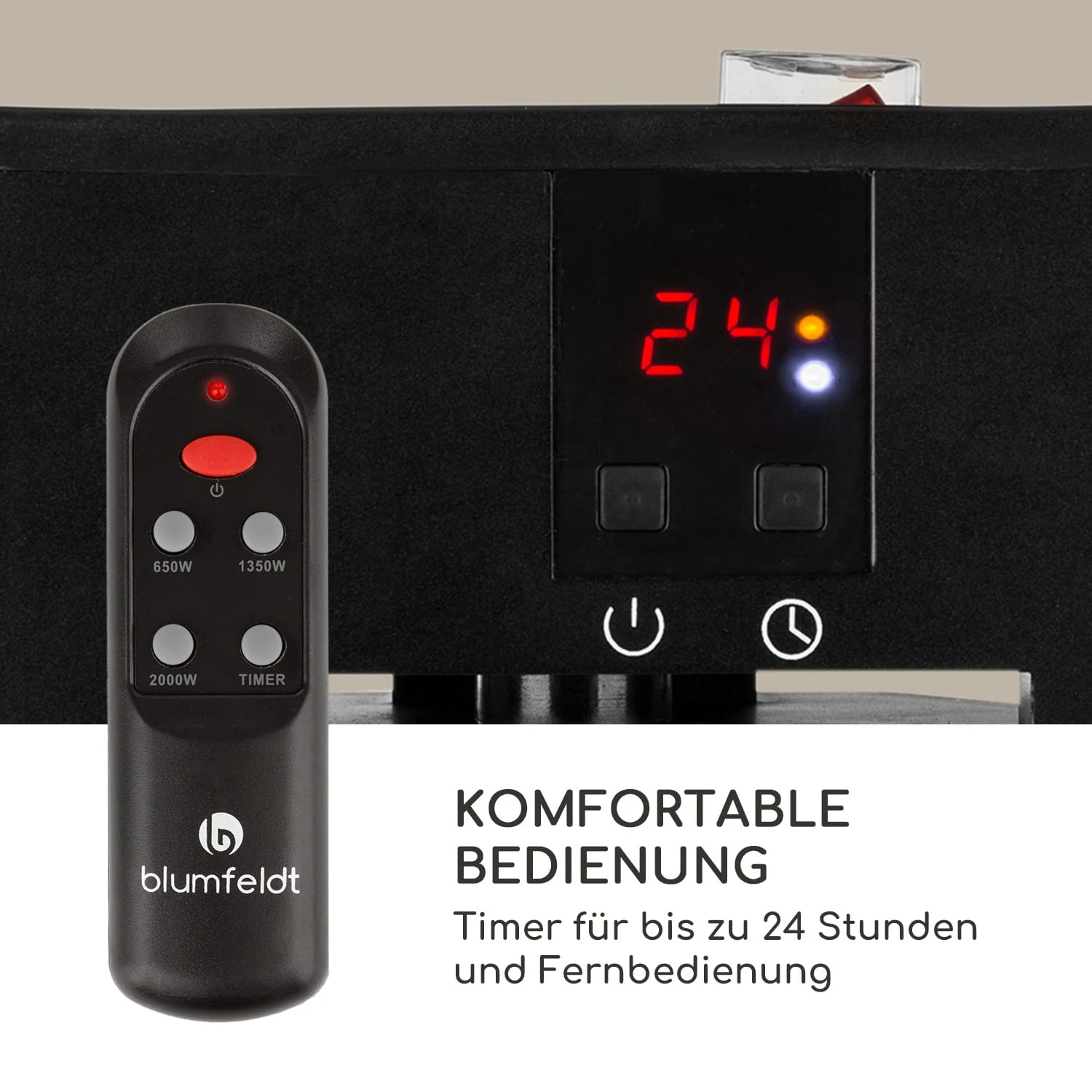 Heat Guru Infrarot-Heizstrahler 2000W 3 Heizstufen Fernbedienung 5 Heat Guru Infrarot-Heizstrahler 2000W 3 Heizstufen Fernbedienung – Bild 5