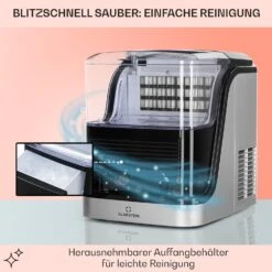 Kristall Eiswürfelmaschine Kristalleis 2 Größen 2,5l Wassertank -Warmekuche Pro Geschaft 10031891 de 0005 usp
