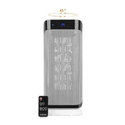 Chaval Heizturm 2.000 W Thermostat Timer Fernbedienung Weiß -Warmekuche Pro Geschaft 10032004 yy 0003 front Klarstein Chaval Heizturm weiss