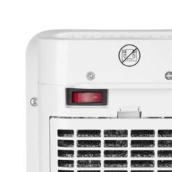 Chaval Heizturm 2.000 W Thermostat Timer Fernbedienung Weiß -Warmekuche Pro Geschaft 10032004 yy 0005 detail Klarstein Chaval Heizturm weiss