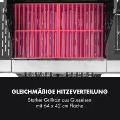 Tomahawk 4.2 SBG Gasgrill 6 Brenner 20,7 KW 64x42cm Grill Edelstahl -Warmekuche Pro Geschaft 10032308 de 0007 logo