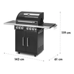 Tomahawk 4.2 SBG Gasgrill 6 Brenner 20,7 KW 64x42cm Grill Edelstahl -Warmekuche Pro Geschaft 10032308 yy 0012 logo Klarstein Tomahawk SBG Gasgrill Edelstahl