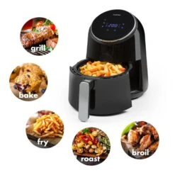 AirVital Heißluftfritteuse 1300W 2,5l CeraPlus-Antihaft Touch Schwarz -Warmekuche Pro Geschaft 10032332 yy 0003 logo Klarstein AirVital Heissluftfritteuse 1300W schwarz