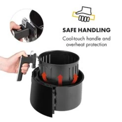 AirVital Heißluftfritteuse 1300W 2,5l CeraPlus-Antihaft Touch Schwarz -Warmekuche Pro Geschaft 10032332 yy 0008 logo Klarstein AirVital Heissluftfritteuse 1300W schwarz