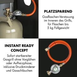 Lucifer 2.0-T Gasgrill 2 X 3,5 KW Brenner 45x44cm Grill Edelstahl 16 Lucifer 2.0-T Gasgrill 2 X 3,5 KW Brenner 45x44cm Grill Edelstahl -Warmekuche Pro Geschaft 10032455 de 0008 logo