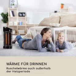 Heat Guru 360 Standheizstrahler 1200/600W 2 Stufen IPX4 Oszillation -Warmekuche Pro Geschaft 10032458 de 0005 logo