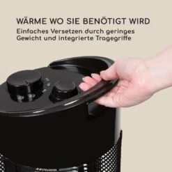 Heat Guru 360 Standheizstrahler 1200/600W 2 Stufen IPX4 Oszillation -Warmekuche Pro Geschaft 10032458 de 0009 logo