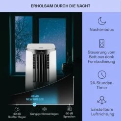 New Breeze ECO Mobile Klimaanlage 10.000 BTU / 2,9 KW EEK A+ -Warmekuche Pro Geschaft 10032511 de 0004 usp