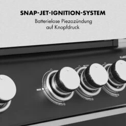 Highgrade 4 IB Gasgrill 6 Brenner 19,8 KW 71x46cm Grill Edelstahl -Warmekuche Pro Geschaft 10032580 de 0004 logo