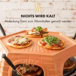 Capricciosa Pizzaofen 1500W Abdeckung Aus Terracotta Warmhaltefunktion -Warmekuche Pro Geschaft 10032597 de 0006 logo