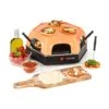 Capricciosa Pizzaofen 1500W Abdeckung Aus Terracotta Warmhaltefunktion
