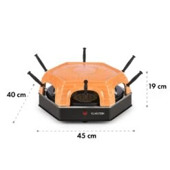 Capricciosa Pizzaofen 1500W Abdeckung Aus Terracotta Warmhaltefunktion -Warmekuche Pro Geschaft 10032597 yy 0009 logo
