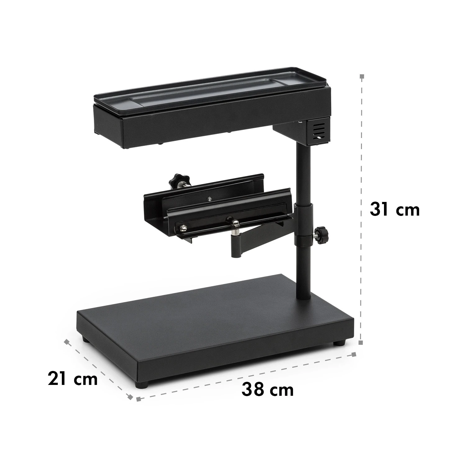 Appenzell Peak Raclette Mit Grill 1000W Thermostatschalter Schwarz 8 Appenzell Peak Raclette Mit Grill 1000W Thermostatschalter Schwarz – Bild 8