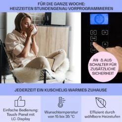 Norderney Konvektions-Heizgerät Thermostat Timer 1000W 20m² 10 Norderney Konvektions-Heizgerät Thermostat Timer 1000W 20m² -Warmekuche Pro Geschaft 10032787 de 0003 usp