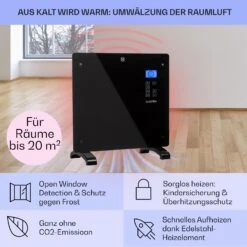 Norderney Konvektions-Heizgerät Thermostat Timer 1000W 20m² 11 Norderney Konvektions-Heizgerät Thermostat Timer 1000W 20m² -Warmekuche Pro Geschaft 10032787 de 0004 usp