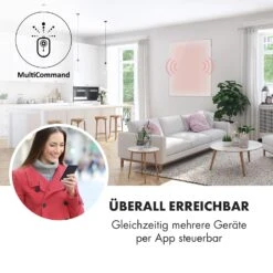 Wonderwall Smart Infrarotheizung 100x120cm App 1200W Wochentimer IP24 13 Wonderwall Smart Infrarotheizung 100x120cm App 1200W Wochentimer IP24 -Warmekuche Pro Geschaft 10032804 de 0003 logo