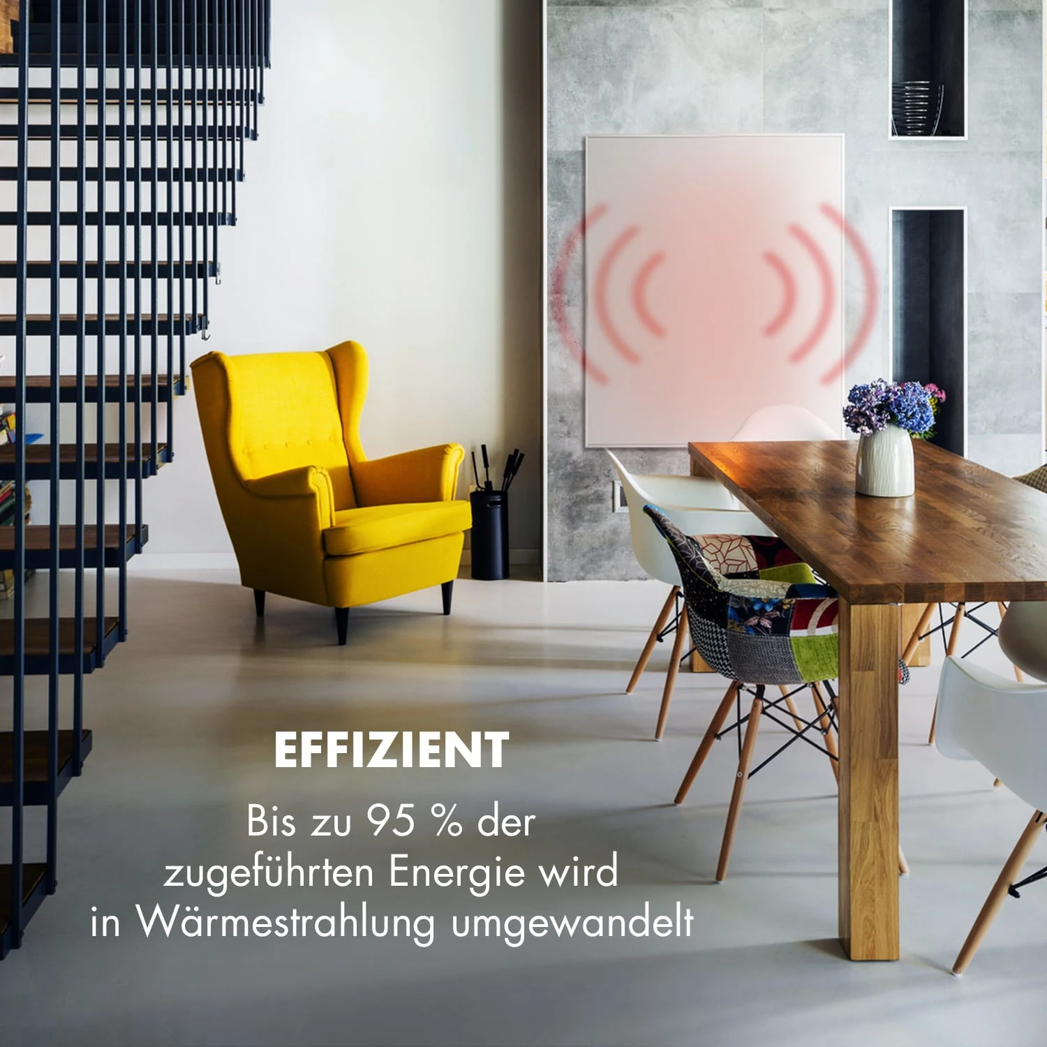 Wonderwall Smart Infrarotheizung 100x120cm App 1200W Wochentimer IP24 4 Wonderwall Smart Infrarotheizung 100x120cm App 1200W Wochentimer IP24 – Bild 4