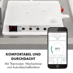Wonderwall Smart Infrarotheizung 100x120cm App 1200W Wochentimer IP24 18 Wonderwall Smart Infrarotheizung 100x120cm App 1200W Wochentimer IP24 -Warmekuche Pro Geschaft 10032804 de 0008 logo