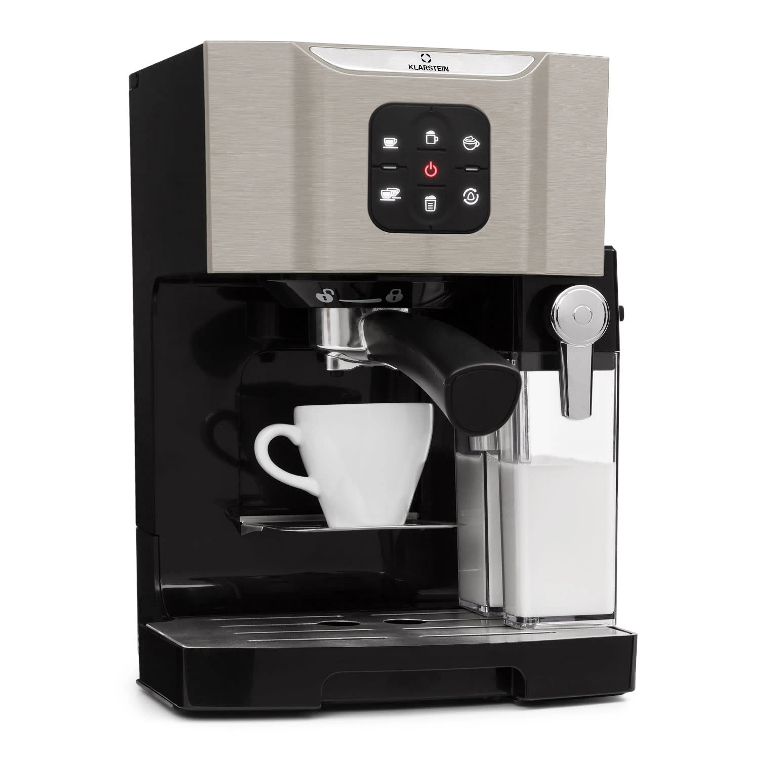 BellaVita Kaffeemaschine 3-in-1 1450 W 20 Bar Milchschäumer 1 BellaVita Kaffeemaschine 3-in-1 1450 W 20 Bar Milchschäumer