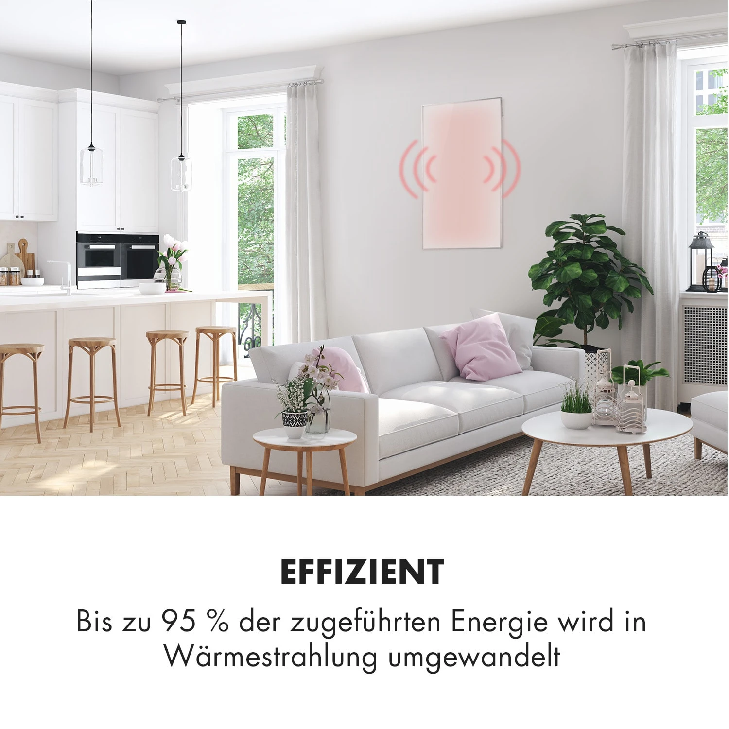 Wonderwall 60 Infrarot-Heizung 60x100cm 600W Wochentimer IP24 2 Wonderwall 60 Infrarot-Heizung 60x100cm 600W Wochentimer IP24 – Bild 2