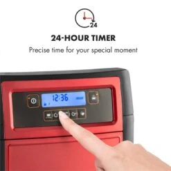 Aromatica II Duo Kaffeemaschine, Integriertes Mahlwerk, 1,25 L, Rot -Warmekuche Pro Geschaft 10032866 yy 0005 logo Klarstein Aromatica II Duo Kaffeemaschine rot