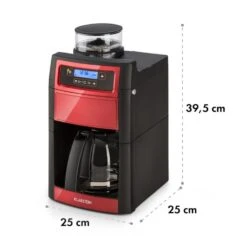 Aromatica II Duo Kaffeemaschine, Integriertes Mahlwerk, 1,25 L, Rot -Warmekuche Pro Geschaft 10032866 yy 0011 logo Klarstein Aromatica II Duo Kaffeemaschine rot