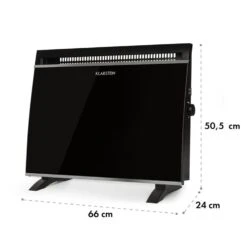 Gotland Glaskonvektor 600, 900 Und 1500W Standgerät Schwarz 13 Gotland Glaskonvektor 600, 900 Und 1500W Standgerät Schwarz -Warmekuche Pro Geschaft 10032867 yy 0008 logo Klarstein Gotland Glaskonvektor schwarz