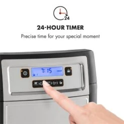 Aromatica II Kaffeemaschine, Mahlwerk, 1,25 L, Silber -Warmekuche Pro Geschaft 10032872 yy 0005 logo Klarstein Aromatica II Kaffeemaschine silber