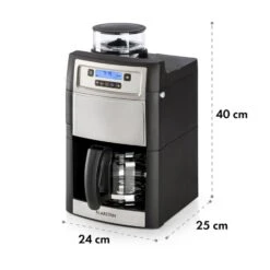 Aromatica II Kaffeemaschine, Mahlwerk, 1,25 L, Silber -Warmekuche Pro Geschaft 10032872 yy 0011 logo Klarstein Aromatica II Kaffeemaschine silber