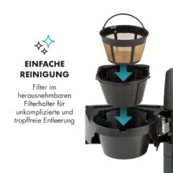 Aromatica II Thermo Kaffeemaschine, Mahlwerk, 1,25 L, Schwarz -Warmekuche Pro Geschaft 10032876 de 0007 logo
