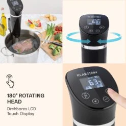 Quickstick Flex 1300W 3D Circulating 0-95 °C IPX7 Timer Schwarz 13 Quickstick Flex 1300W 3D Circulating 0-95 °C IPX7 Timer Schwarz -Warmekuche Pro Geschaft 10032905 de 0004 logo