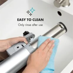 Quickstick Flex 1300W 3D Circulating 0-95 °C IPX7 Timer Silber -Warmekuche Pro Geschaft 10032906 yy 0009 logo Klarstein Quickstick Flex silber