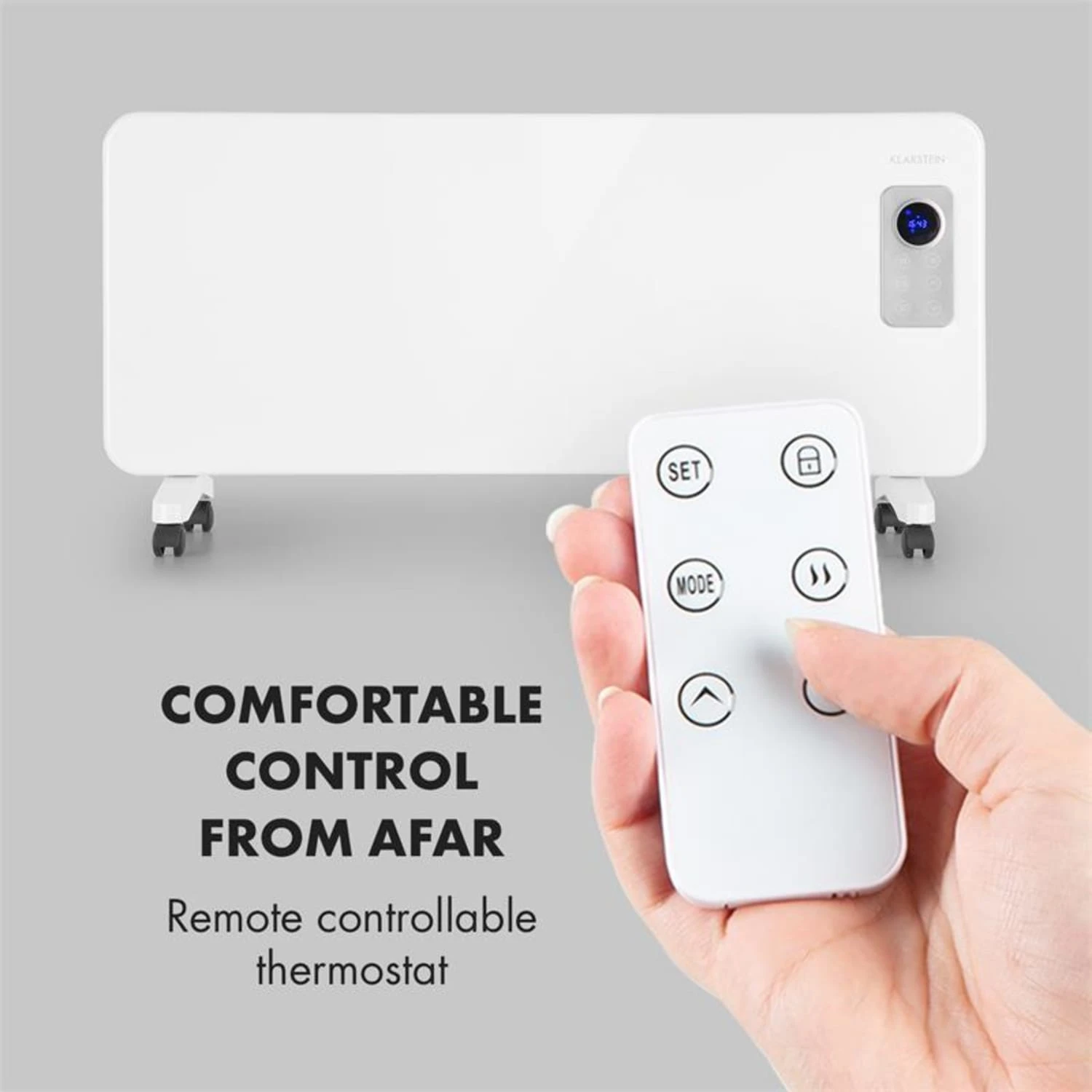 Hot Spot CV20 Konvektorheizung 2000W IP24 Fernbedienung Weiß – Bild 5