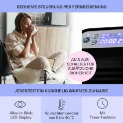 Hot Spot Slimcurve Heizgerät 80x40cm 40m² 2000W 5-40°C LED IP24 -Warmekuche Pro Geschaft 10033017 de 0003 usp