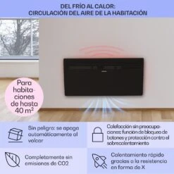 Hot Spot Slimcurve Heizgerät 80x40cm 40m² 2000W 5-40°C LED IP24 -Warmekuche Pro Geschaft 10033017 de 0004 usp
