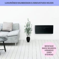 Hot Spot Slimcurve Heizgerät 80x40cm 40m² 2000W 5-40°C LED IP24 -Warmekuche Pro Geschaft 10033017 de 0007 usp