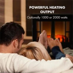 Innsbruck Elektrischer Kamin 1000/2000W Thermostat -Warmekuche Pro Geschaft 10033092 yy 0003 logo Electric Fireplace Black YH15