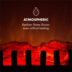 Innsbruck Elektrischer Kamin 1000/2000W Thermostat -Warmekuche Pro Geschaft 10033092 yy 0005 logo Electric Fireplace Black YH15