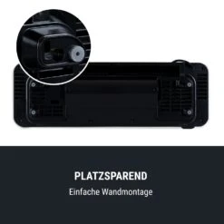 Wallkyrie Wandheizgerät 1000W/2000W 10 - 49 °C Thermostat Schwarz -Warmekuche Pro Geschaft 10033139 de 0008 logo