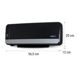 Wallkyrie Wandheizgerät 1000W/2000W 10 - 49 °C Thermostat Schwarz -Warmekuche Pro Geschaft 10033139 yy 0009 logo oneConcept Wallkyrie Wandheizgeraet schwarz