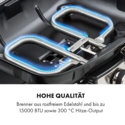 Parforce Duo Gasgrill 2 Brenner 4,4kW 15000BTU 300°C Grau 14 Parforce Duo Gasgrill 2 Brenner 4,4kW 15000BTU 300°C Grau -Warmekuche Pro Geschaft 10033297 de 0005 logo