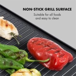 Porterhouse Elektrogrill 2200W Antihaft-Grillfläche Schwarz -Warmekuche Pro Geschaft 10033322 yy 0004 logo Klarstein Porterhouse Elektrogrill 2200W schwarz