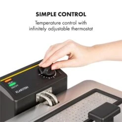 Family Fry Fritteuse 3000W Oil Drain Technology Edelstahl Silber 12 Family Fry Fritteuse 3000W Oil Drain Technology Edelstahl Silber -Warmekuche Pro Geschaft 10033342 yy 0004 logo Klarstein Family Fry Fritteuse 3000W silber